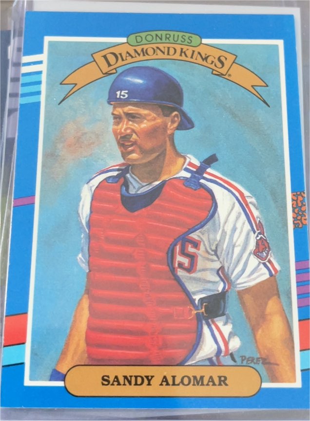 1991 Donruss Diamond Kings #13 Sandy Alomar — front