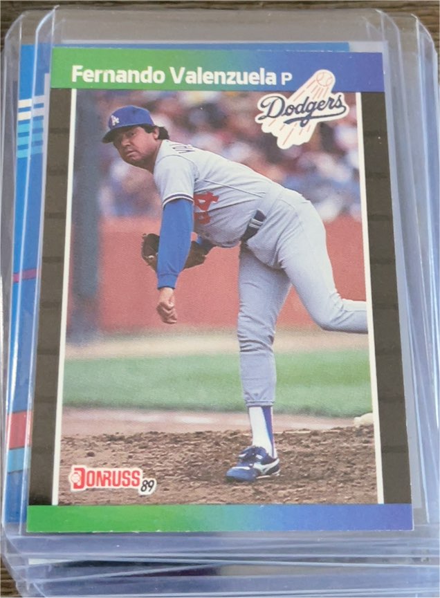 1989 Donruss #250 Fernando Valenzuela — front