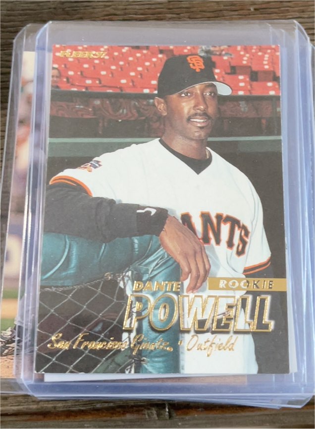1997 Fleer #644 Dante Powell — front