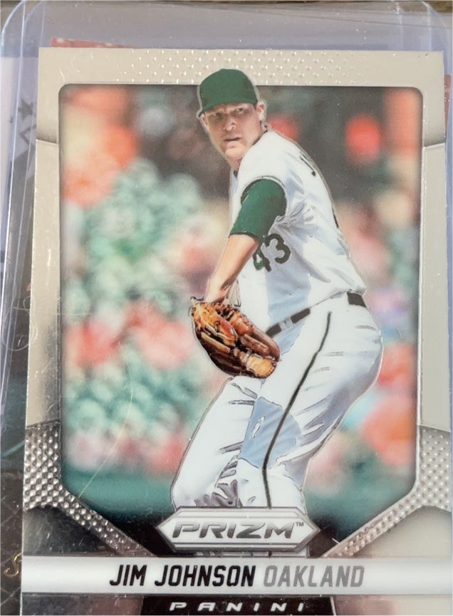 2014 Panini Prizm #106 Jim Johnson — front