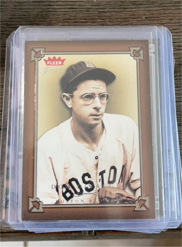 2004 Fleer Greats of the Game #137 Dom DiMaggio — front