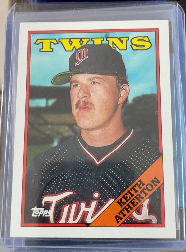 1988 Topps #451 Keith Atherton — front
