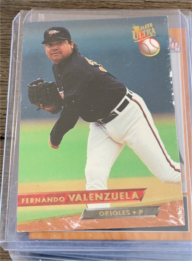 1993 Fleer Ultra #503 Fernando Valenzuela — front
