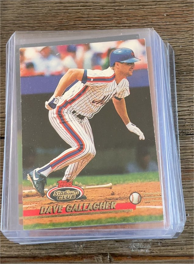 1993 Topps Stadium Club #476 Dave Gallagher — front