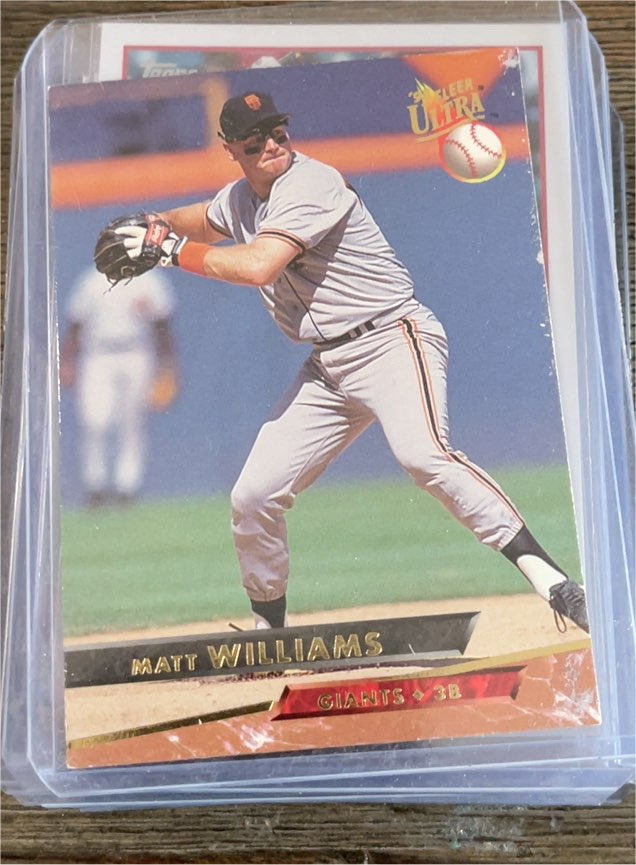 1993 Fleer Ultra #490 Matt Williams — front