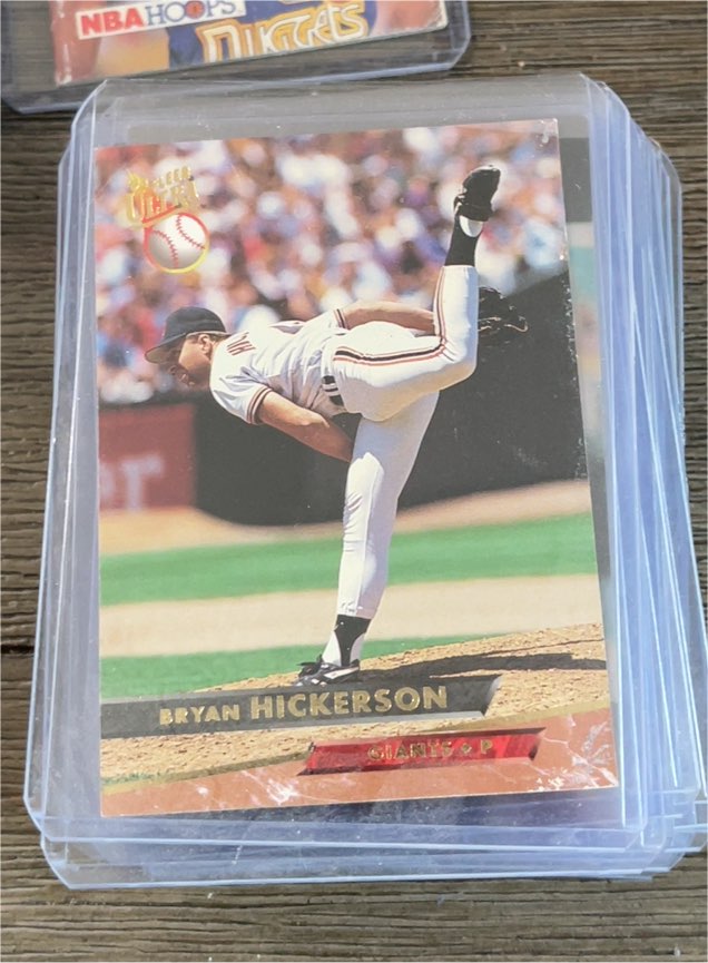 1993 Fleer Ultra #485 Bryan Hickerson — front
