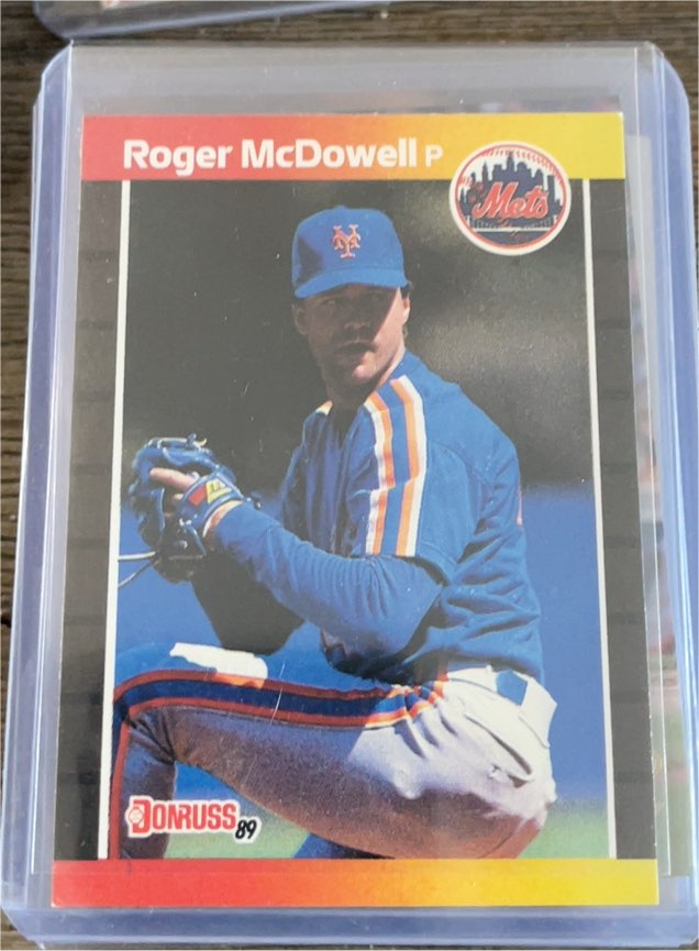 1989 Donruss #265 Roger McDowell — front