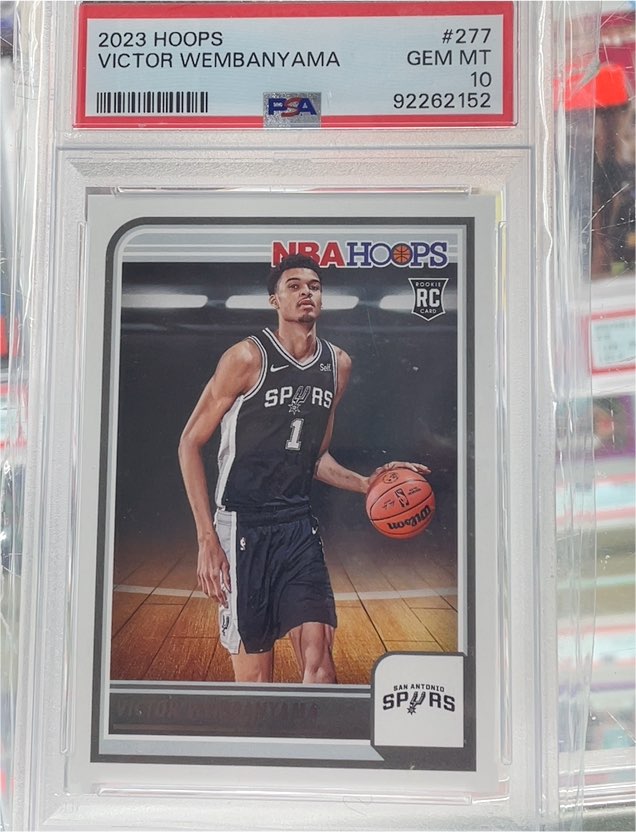 2023 Panini NBA Hoops #277 Victor Wembanyama — front