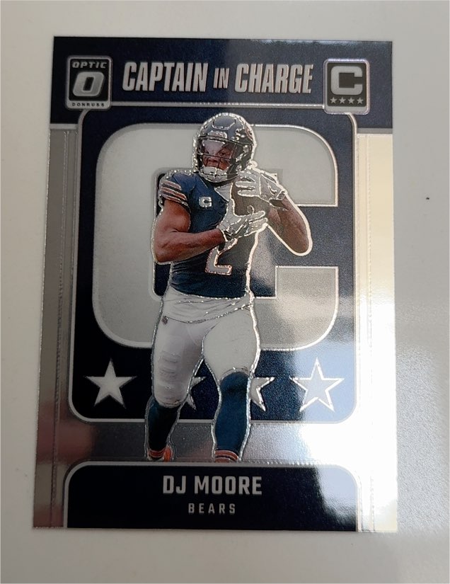 2024 Donruss Optic Captain In Charge #3 DJ Moore — front