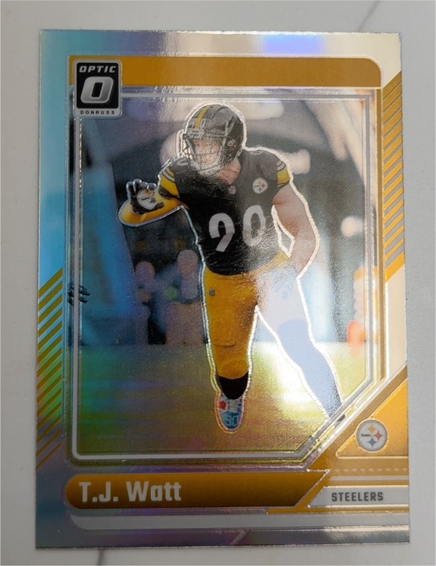 2024 Panini Donruss Optic #169 T.J. Watt — front