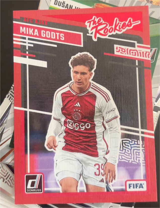 2023-24 Panini Donruss #1 Mika Godts The Rookies — front