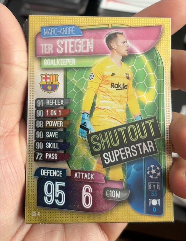 2019-20 Topps Match Attax UEFA Champions League #SO4 Marc-André Ter Stegen — front