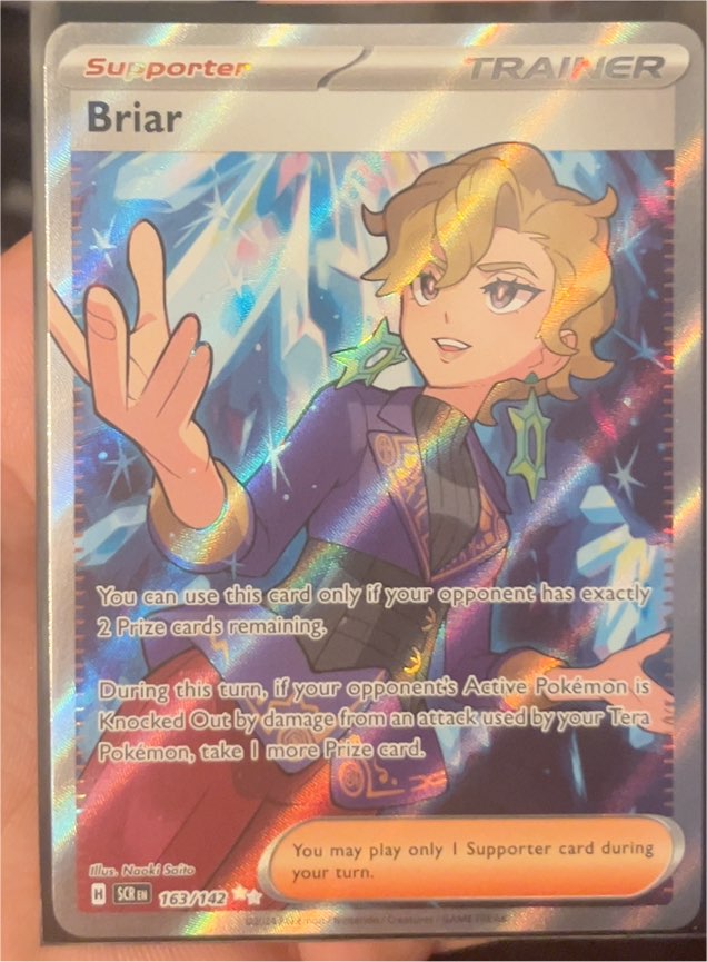 2024 Pokémon TCG Scarlet & Violet Series - Stellar Crown #163/142 Briar — front