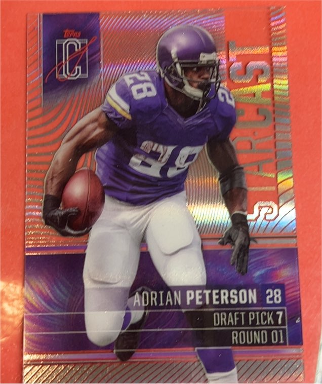 2024 Topps Signature Class #SC-21 Adrian Peterson — front