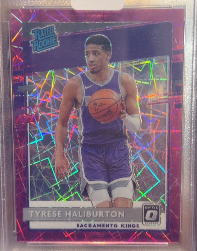 2020-21 Panini Donruss Optic #162 Tyrese Haliburton — front
