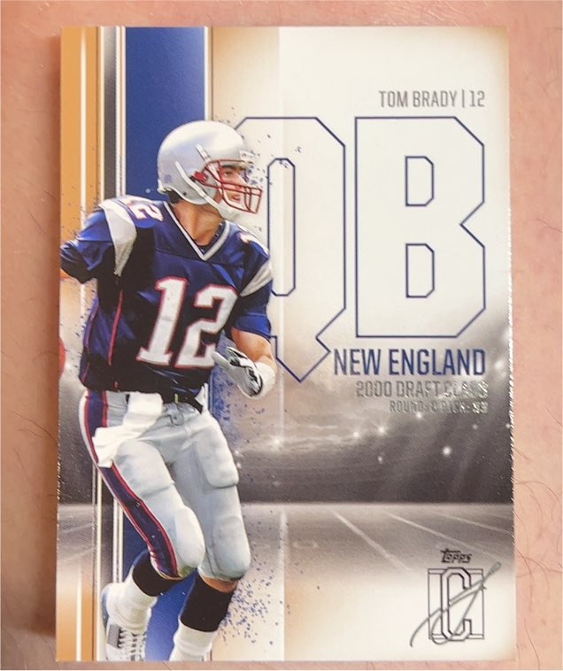 2024 Topps Signature Class #33 Tom Brady — front