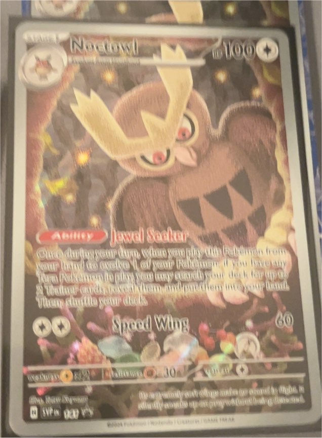 2024 Pokémon Scarlet & Violet #141 Noctowl — front