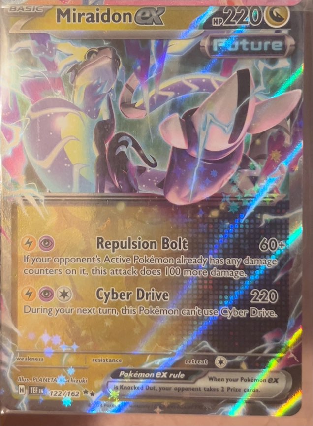 2024 Pokémon TCG SV05: Temporal Forces #122 Miraidon ex — front