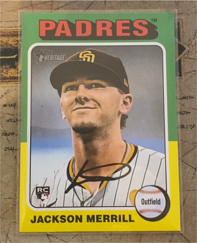 2024 Topps Heritage High Number #689 Jackson Merrill — front