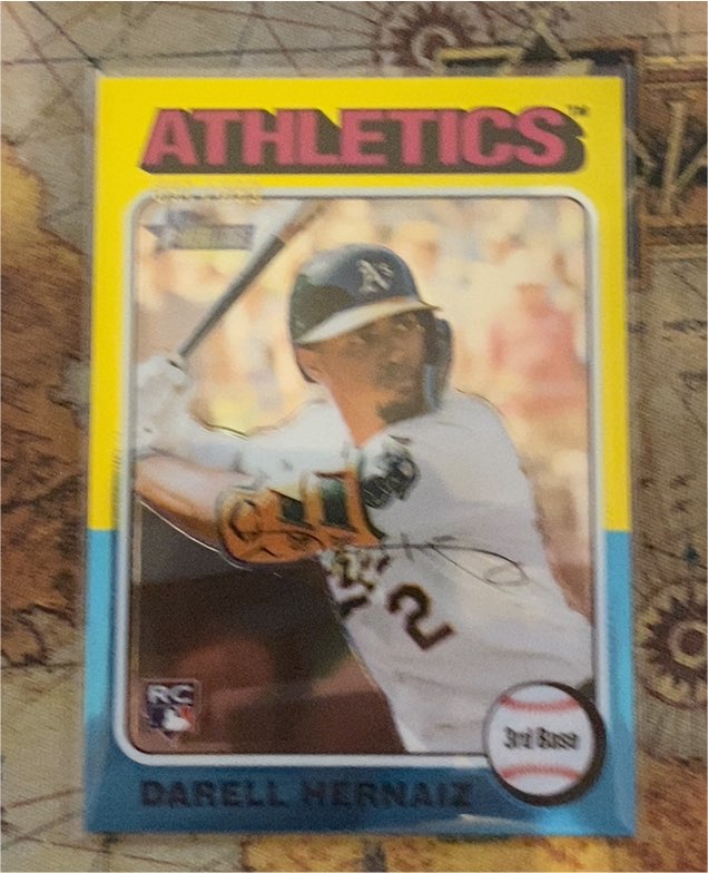 2024 Topps Heritage High Number #670 Darrell Hernaiz — front