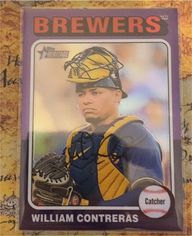 2024 Topps Heritage #174 William Contreras — front