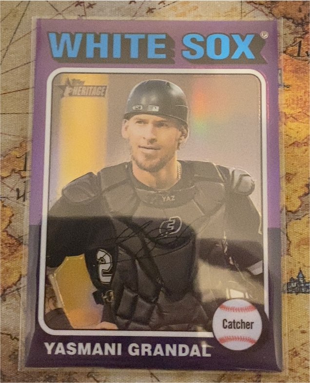 2024 Topps Heritage #59 Yasmani Grandal — front