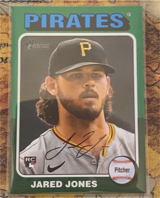 2024 Topps Heritage High Number #675 Jared Jones — front