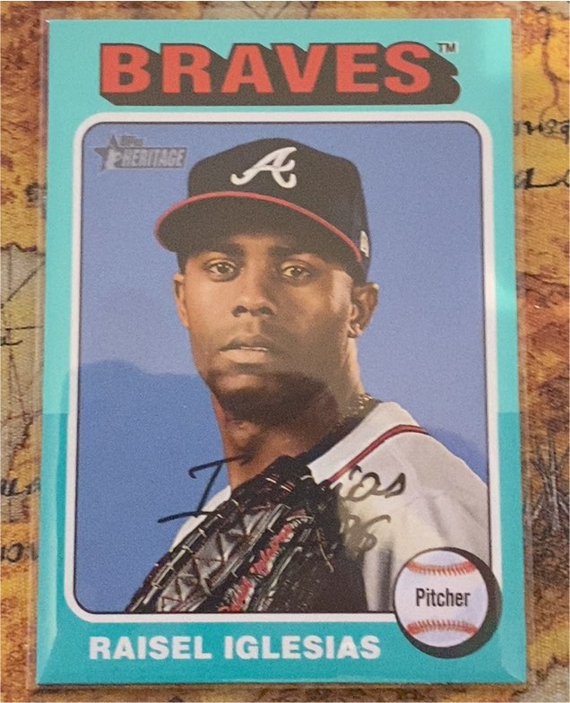 2024 Topps Heritage High Number #519 Raisel Iglesias — front
