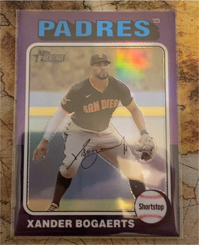 2024 Topps Heritage #467 Xander Bogaerts — front