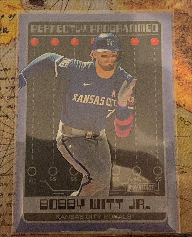 2024 Topps Heritage High Number #PP-10 Bobby Witt Jr. — front