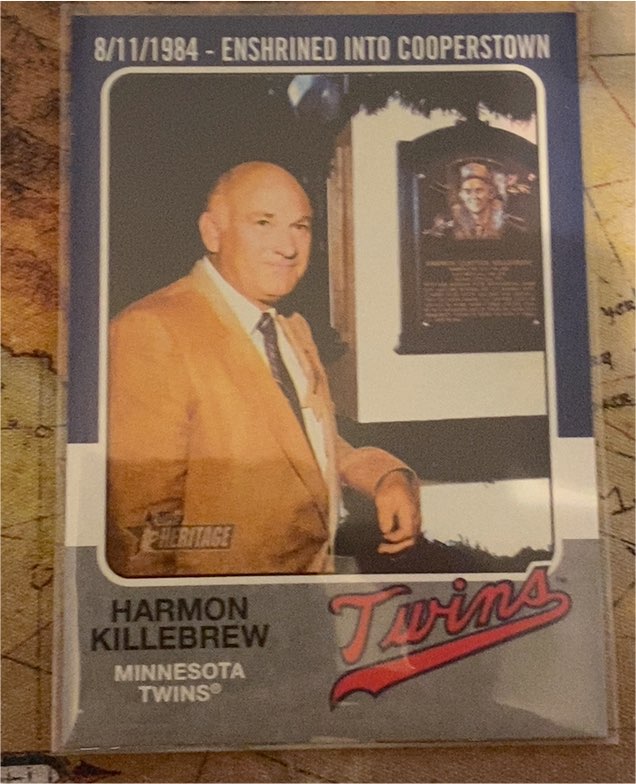 2024 Topps Heritage High Number 1975 Retires #75R-5 Harmon Killebrew Twins — front