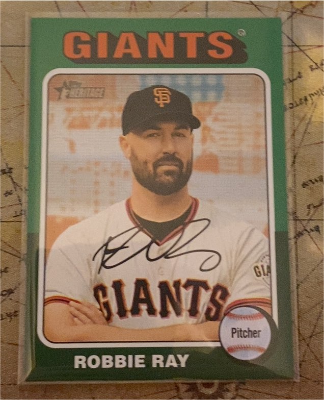 2024 Topps Heritage High Number #585 Robbie Ray — front
