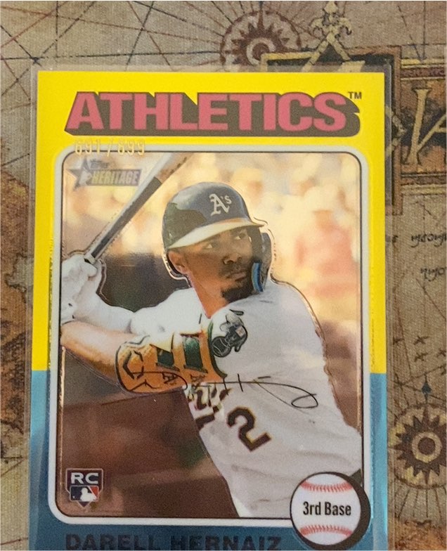 2024 Topps Heritage High Number #670 Darell Hernaiz — front