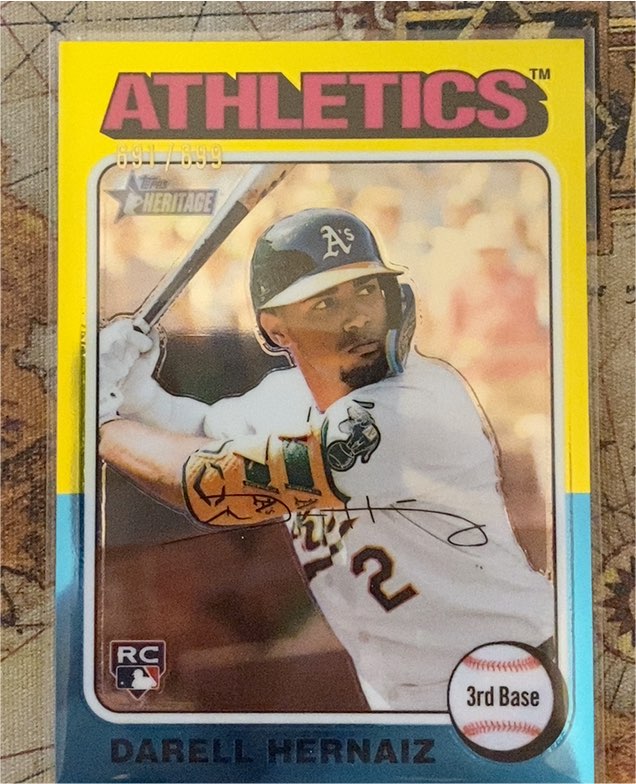 2024 Topps Heritage High Number #670 Darell Hernaiz — front