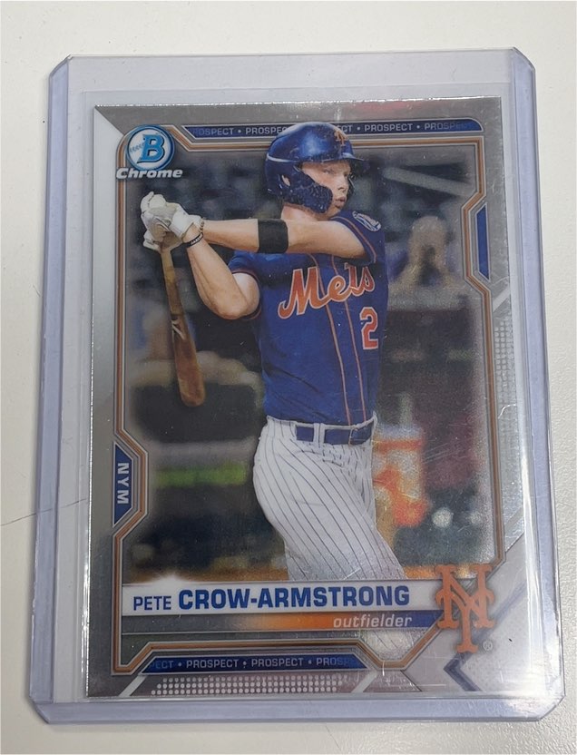 2021 Bowman Chrome #BCP-22 Pete Crow-Armstrong — front