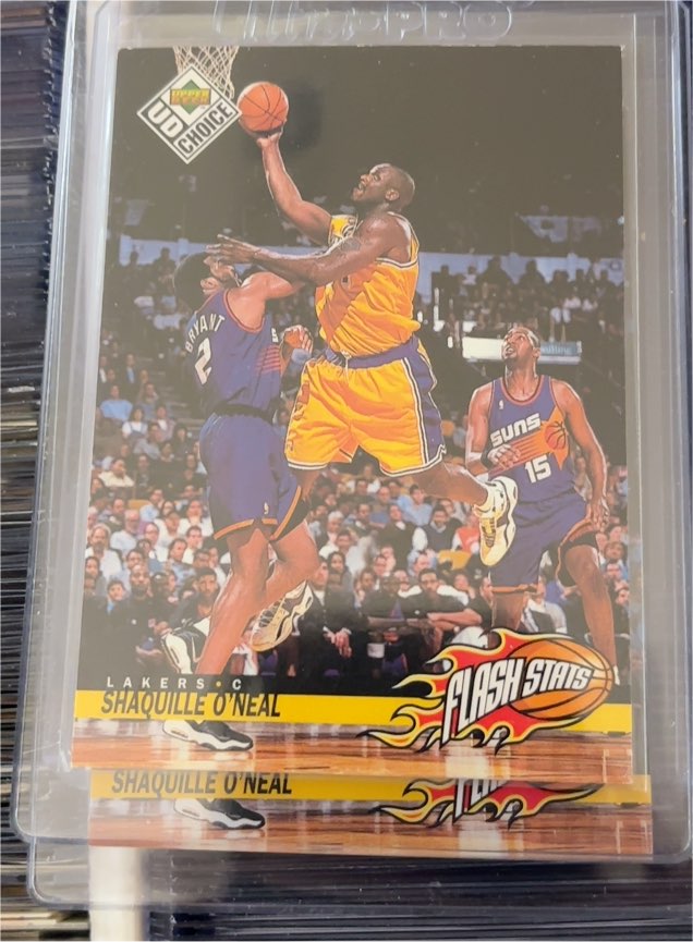 1998-99 Upper Deck UD Choice Flash Stats #168 Shaquille O'Neal — front