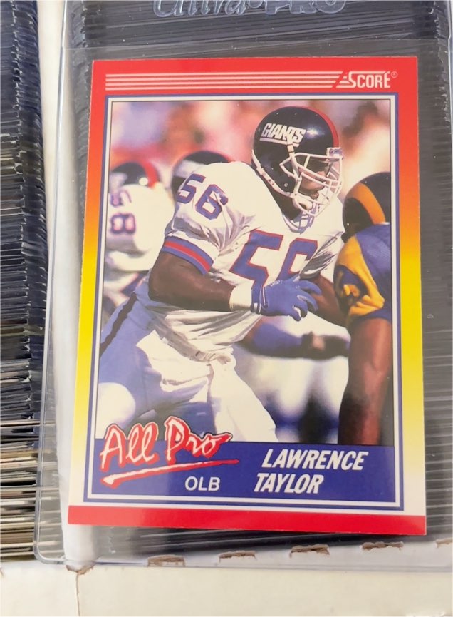 1990 Score #571 Lawrence Taylor — front