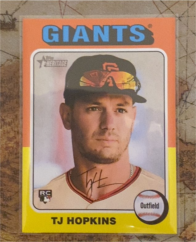 2024 Topps Heritage High Number #628 TJ Hopkins — front