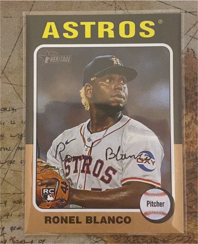 2024 Topps Heritage #612 Ronel Blanco — front