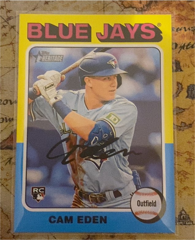 2024 Topps Heritage High Number #678 Cam Eden — front