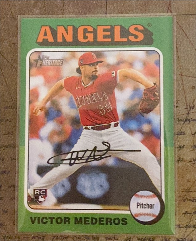2024 Topps Heritage High Number #606 Victor Mederos — front