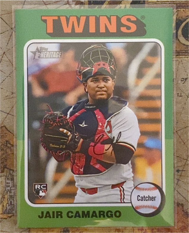2024 Topps Heritage #633 Jair Camargo — front