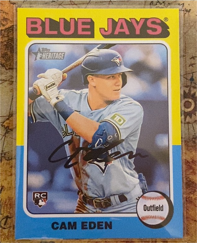 2024 Topps Heritage #678 Cam Eden — front