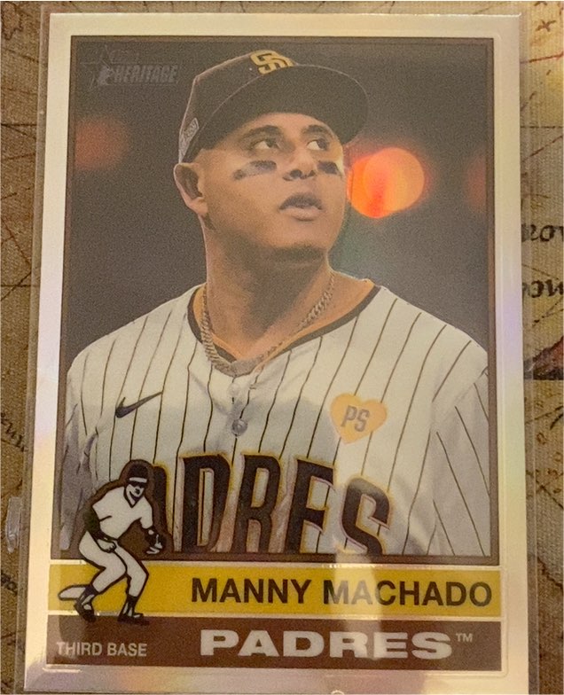 2025 Topps Heritage #330 Manny Machado — front