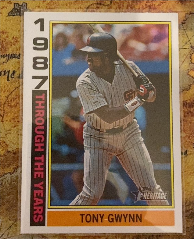 2025 Topps Heritage Through the Years #TTY-9 Tony Gwynn — front