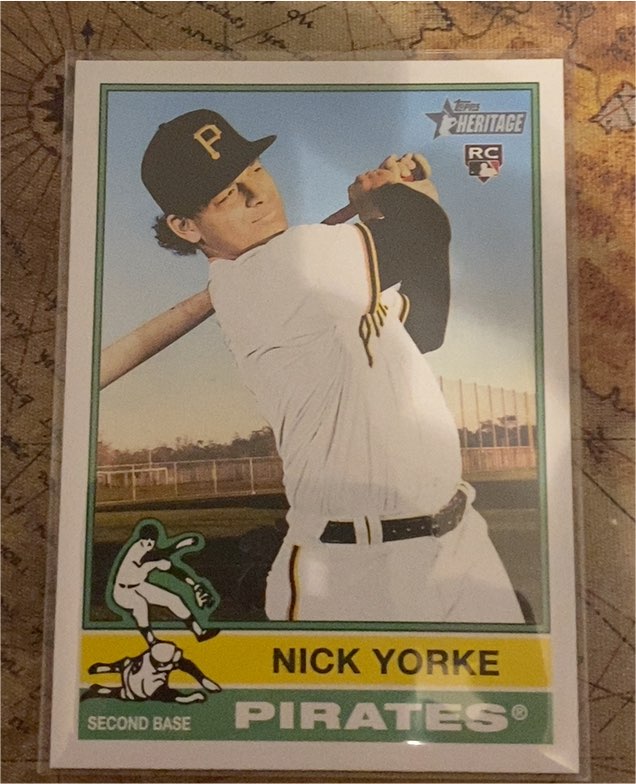 2025 Topps Heritage #80 Nick Yorke — front