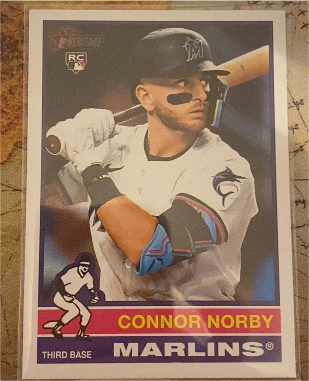 2025 Topps Heritage #136 Connor Norby — front