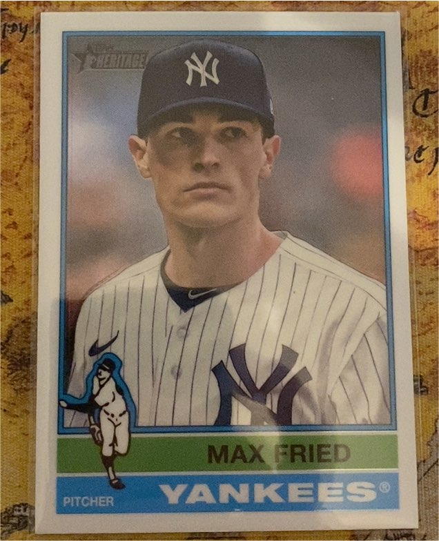 2025 Topps Heritage #244 Max Fried — front