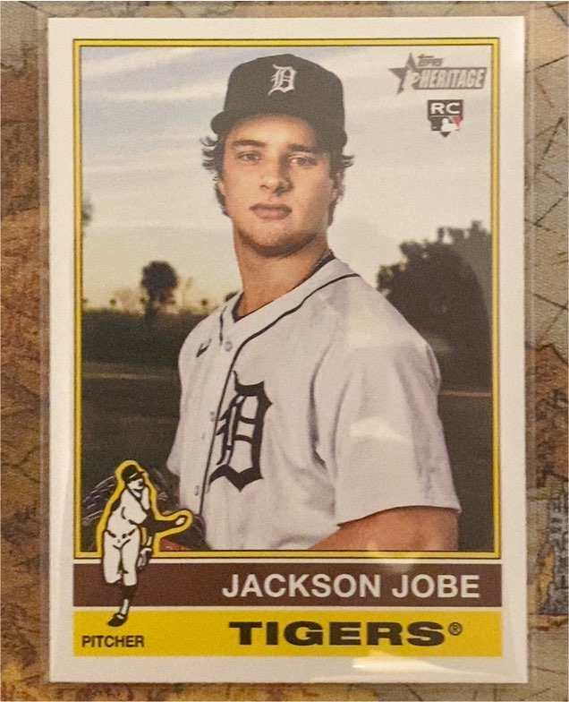 2025 Topps Heritage #389 Jackson Jobe — front