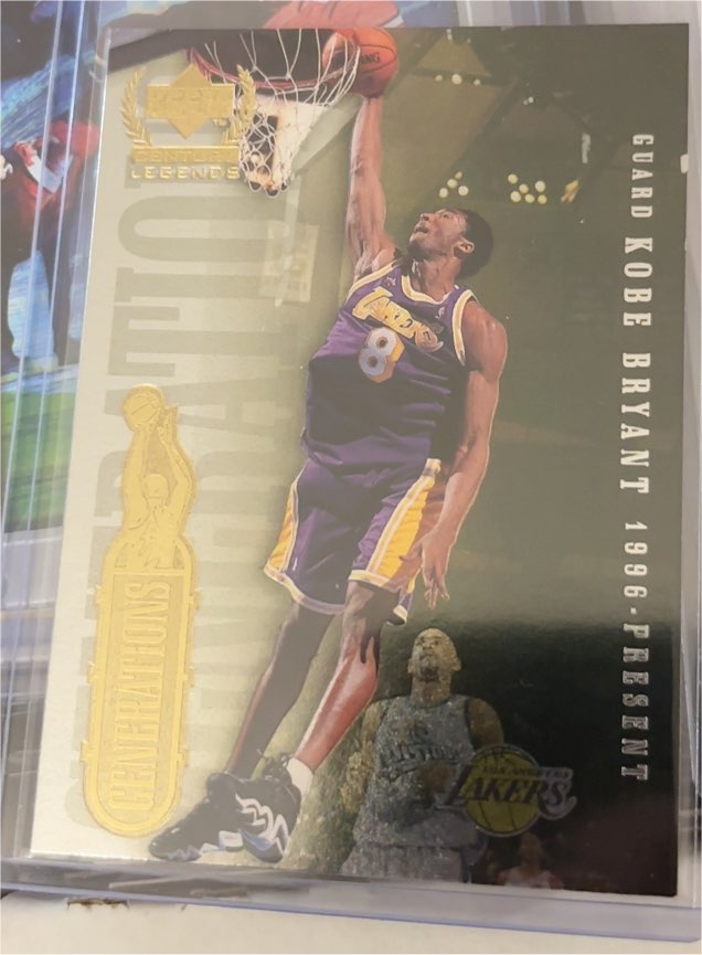 1999 Upper Deck Century Legends Generations #G11 Kobe Bryant / Michael Jordan — front